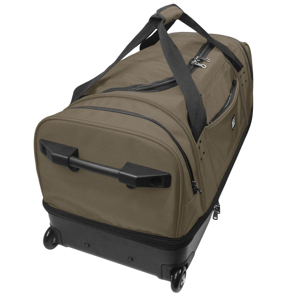 Ful Workhorse 30" Split Level Khaki FŪL Rolling Duffle Bag