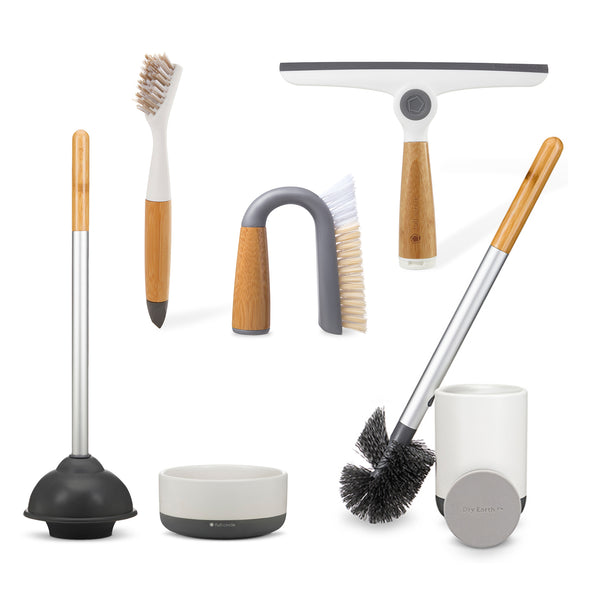 full circle 5-Piece Bathroom Cleaning Set