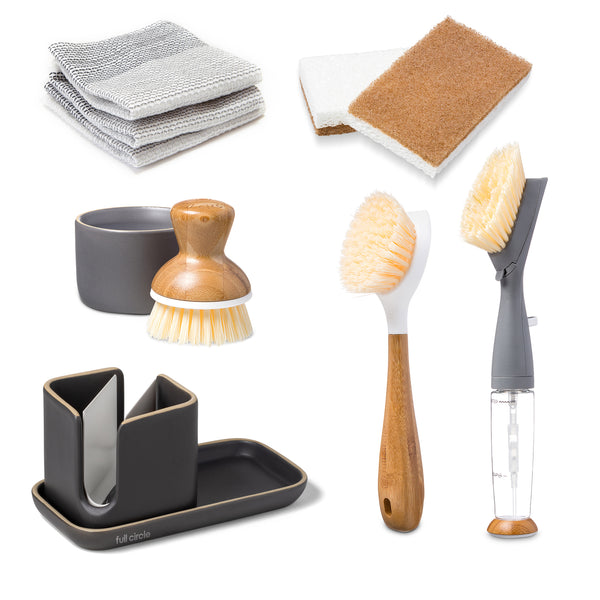 full circle 9-Piece Dish Cleaning Set