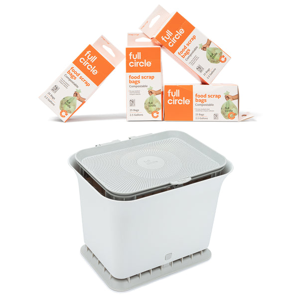 full circle Compost Bin with Bags (100ct)