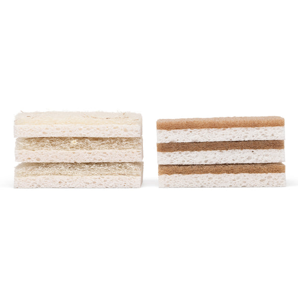 full circle Natural Scrubber Sponge Duo Set