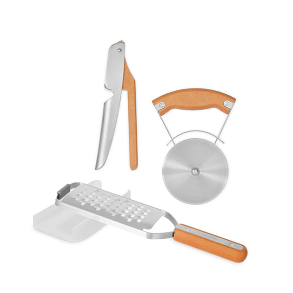 full circle Pizza Party 3-Piece Tool Set