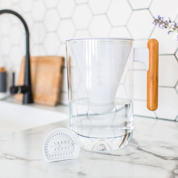 Full Circle SOMA Water Pitcher With Two Replacement Filters