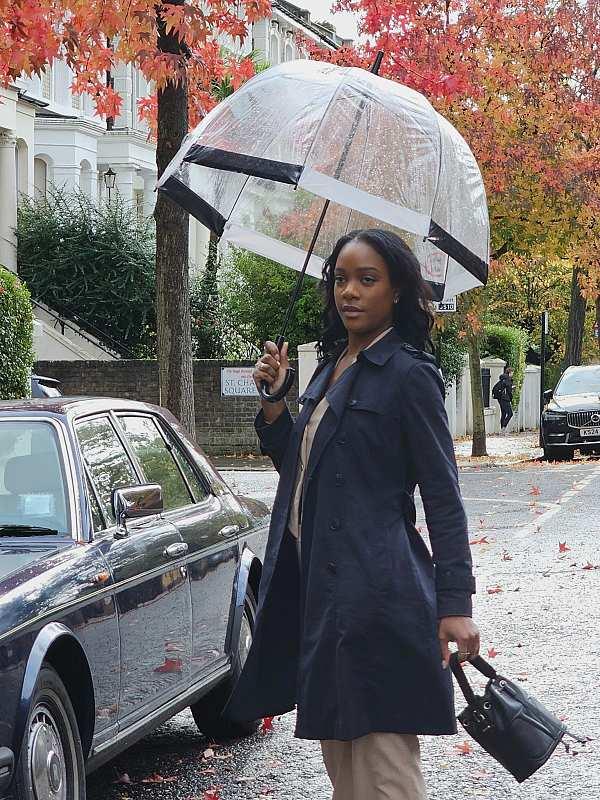 Fulton Umbrellas Span Class="mob-item-title">Birdcage® 1 - Black & White