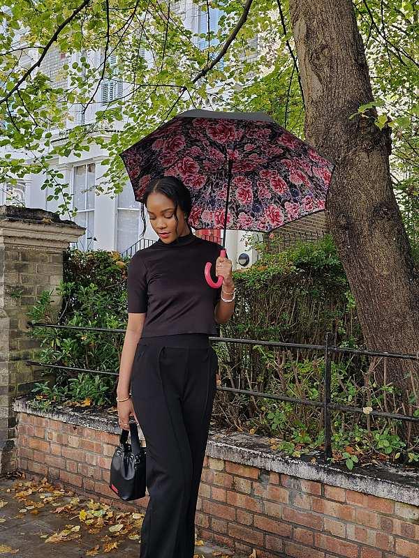 Fulton Umbrellas Span Class="mob-item-title">Bloomsbury 2 - Show Stopping Leopard