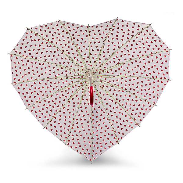 Fulton Umbrellas Span Class="mob-item-title">Heart 1 - Red Hearts (changes Colour)