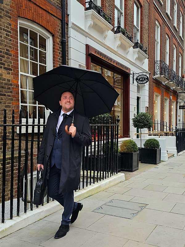 Fulton Umbrellas Span Class="mob-item-title">Huntsman 1 - Black