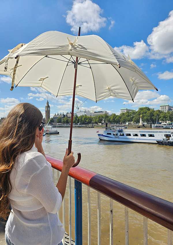 Fulton Umbrellas Span Class="mob-item-title">Kensington UV - Star Cream