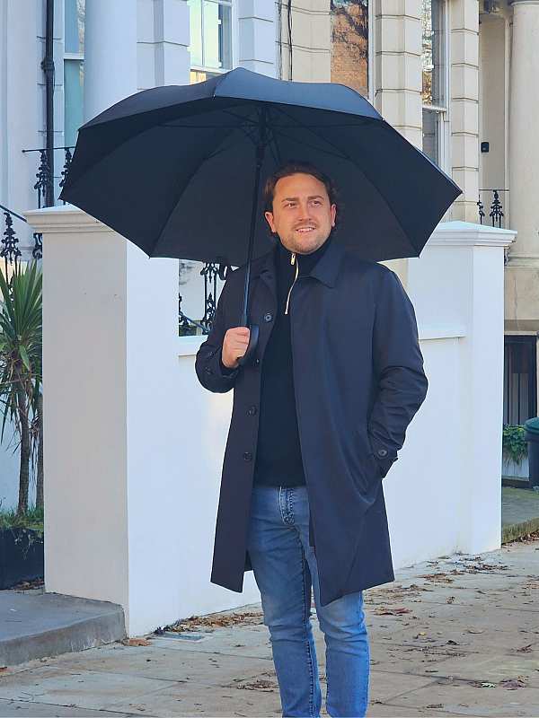 Fulton Umbrellas Span Class="mob-item-title">Knightsbridge 1 - Black