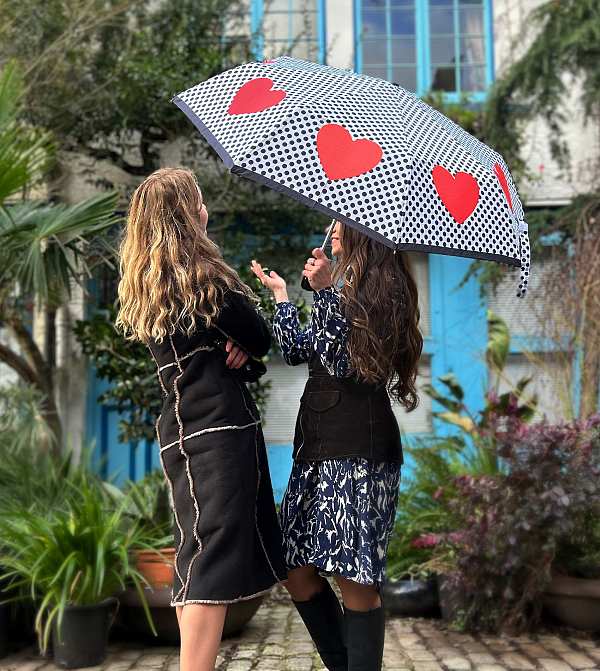 Fulton Umbrellas Span Class="mob-item-title">Minilite 2 - Love Hearts Spot