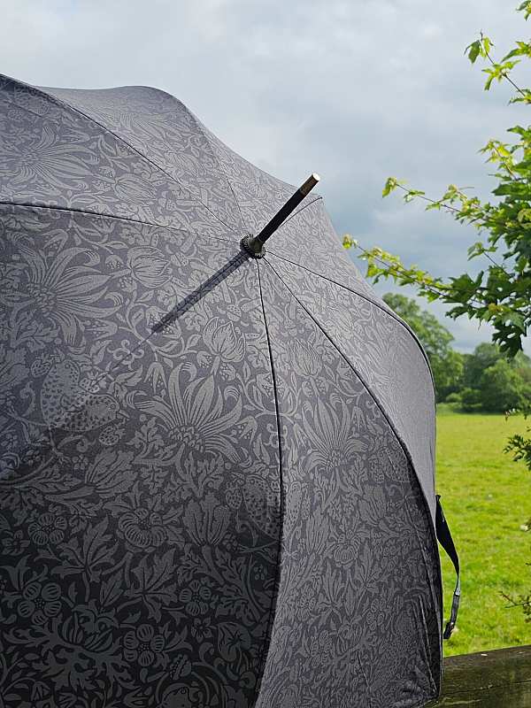 Fulton Umbrellas Span Class="mob-item-title">Morris & Co Hampstead 2 - Strawberry Thief Graphite