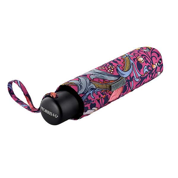 Fulton Umbrellas Span Class="mob-item-title">Morris & Co. Minilite UV - Golden Lily Pink