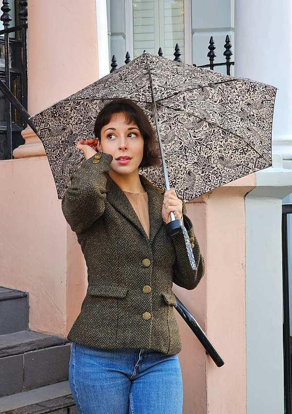 Fulton Umbrellas Span Class="mob-item-title">Morris & Co. Tiny UV - Strawberry Thief Pure