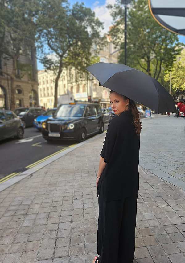 Fulton Umbrellas Span Class="mob-item-title">Storm 1 - Black