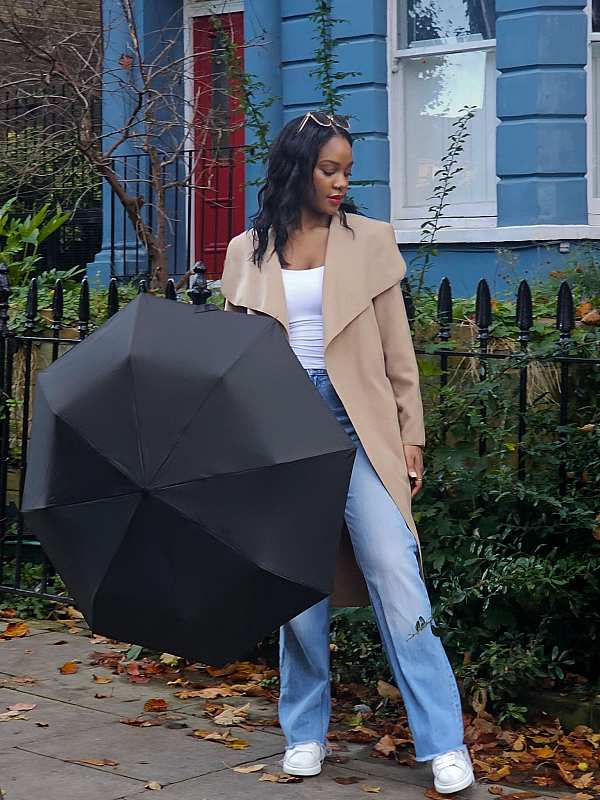 Fulton Umbrellas Span Class="mob-item-title">Stowaway 23 - Black