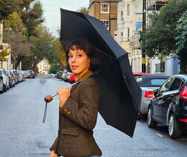 Fulton Umbrellas Span Class="mob-item-title">Stowaway Deluxe 1 - Black