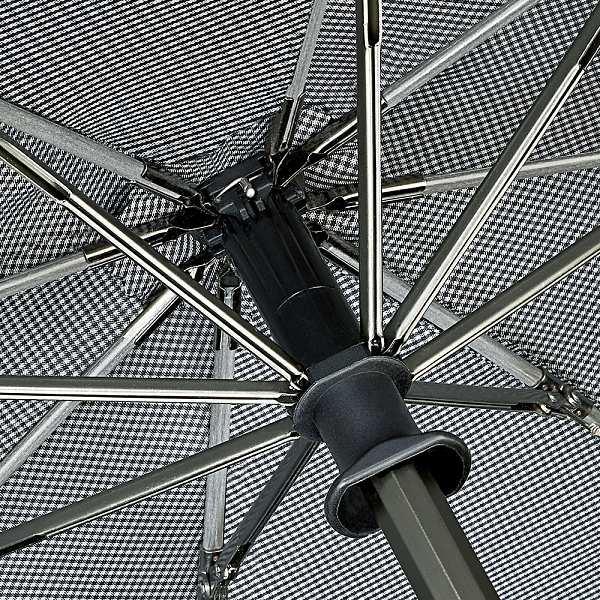 Fulton Umbrellas Span Class="mob-item-title">The Asscher - Mono Houndstooth