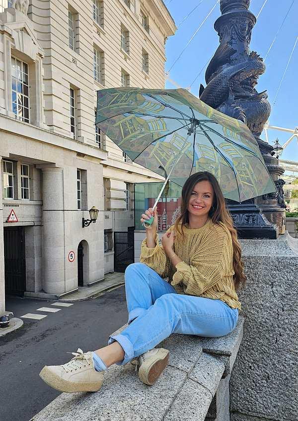 Fulton Umbrellas Span Class="mob-item-title">The National Gallery Minilite 2 - Van Gogh Chair