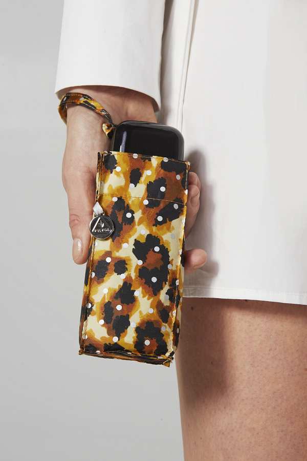 Fulton Umbrellas Span Class="mob-item-title">Tiny 2 - Bling Leopard