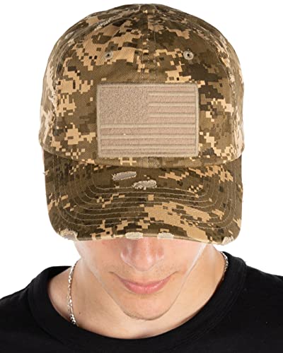 funky junque American Flag Distressed Baseball Cap by Funky Junque