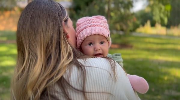 Funky Junque Baby Ribbed Beanie And Matching Mittens Set By Funky Junque