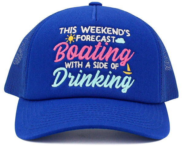 Funky Junque Boating & Drinking Trucker Hats By Funky Junque
