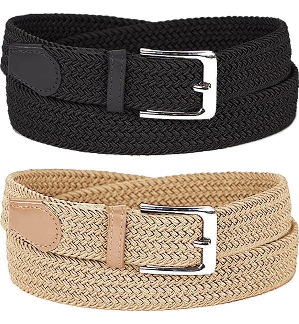Funky Junque Braided Elastic Stretch Golf Belt By Funky Junque
