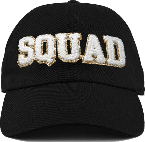 funky junque Bridal Chenille Patch Cotton Baseball Cap by Funky Junque