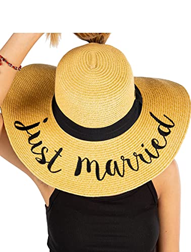 Funky Junque Bridal Ponytail Wide Brim Sun Hat By Funky Junque