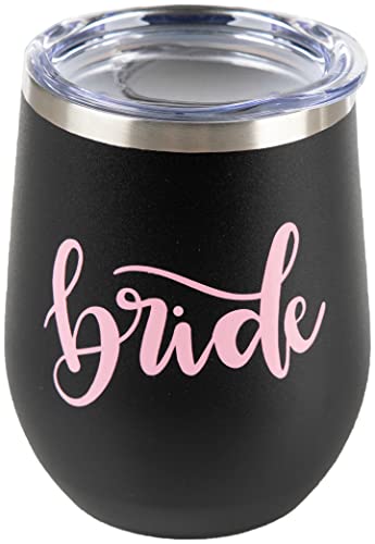 funky junque Bridal Stainless Steel 12 Oz. Wine Tumblers by Funky Junque