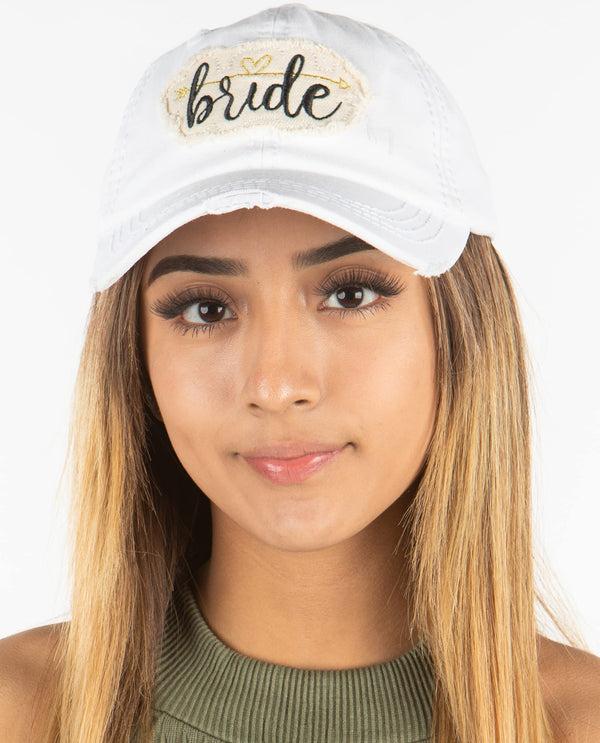 Funky Junque Bride I Do Distressed Baseball Cap By Funky Junque