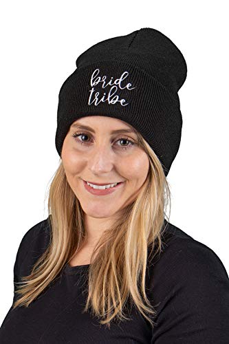 funky junque Bride/Squad Script Beanie by Funky Junque