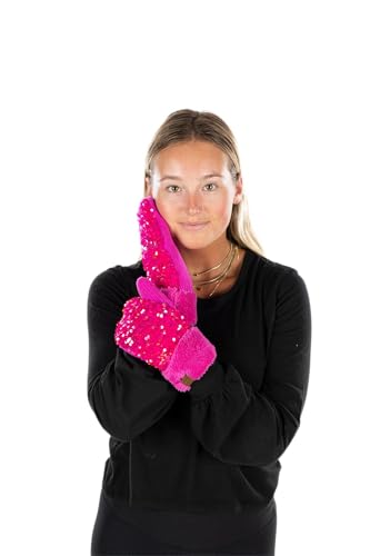 Funky Junque Chunky Sequin Lined Mittens By Funky Junque