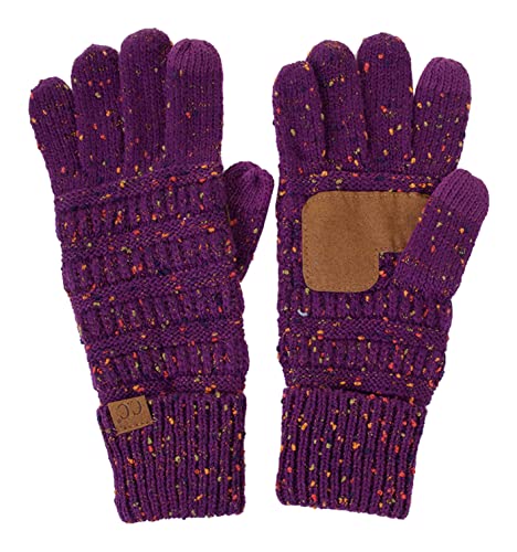Funky Junque Confetti Knit Fleece Lined Gloves By Funky Junque