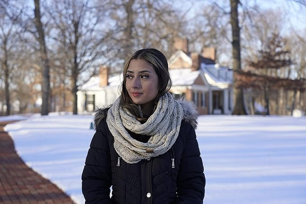 Funky Junque Confetti Knit Infinity Scarf By Funky Junque