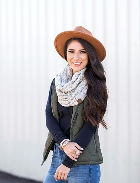 Funky Junque Confetti Knit Infinity Scarf By Funky Junque