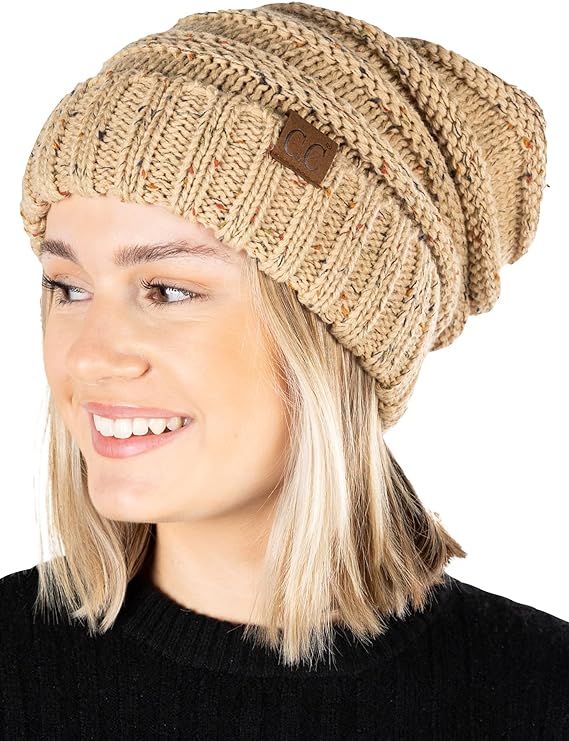 Funky Junque Confetti Oversized Slouchy Beanie By Funky Junque