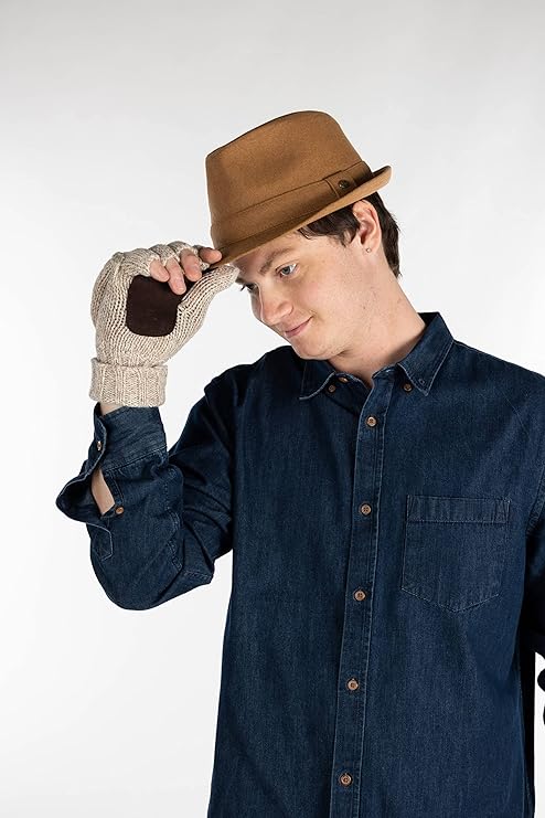 Funky Junque Convertible Wool Glove Mittens By Funky Junque