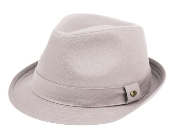funky junque Cotton Short Brim Summer Fedora by Funky Junque