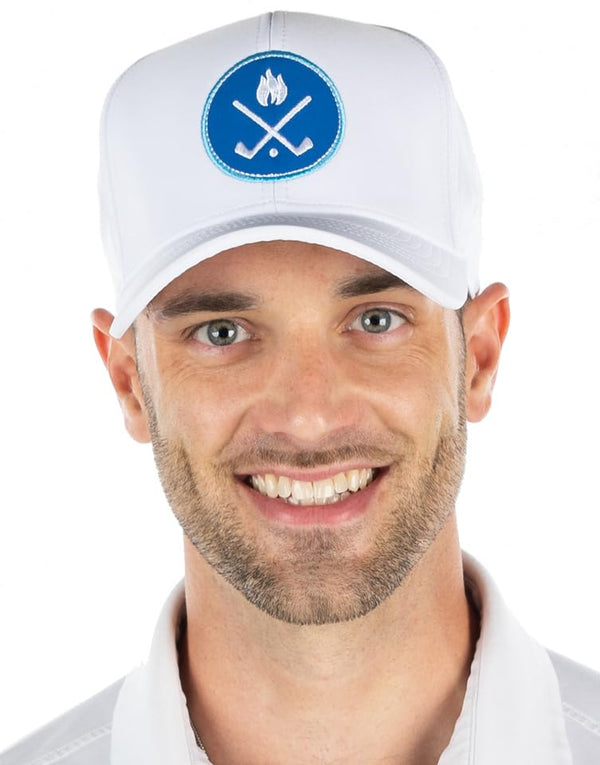 Funky Junque Cross Golf Clubs Six Panel Performance Golf Hats By Funky Junque