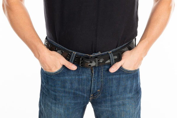 Funky Junque Double Pronged Grommets Belt By Funky Junque