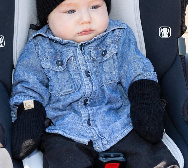 Funky Junque Fleece Lined Baby Mittens By Funky Junque