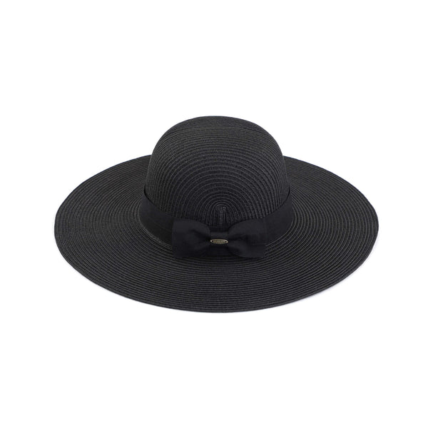 funky junque Foldable Straw Wide Brim Sun Hat by Funky Junque