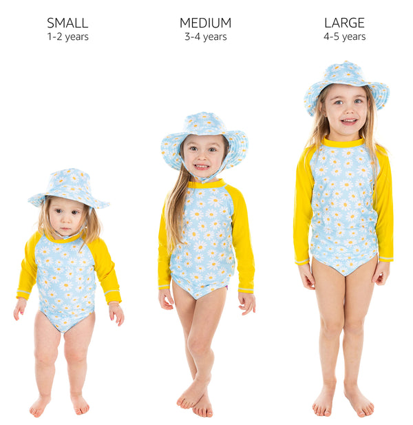 Funky Junque Funky Junque 3 Piece UPF 50+ Matching Long Sleeved Rash Shirt