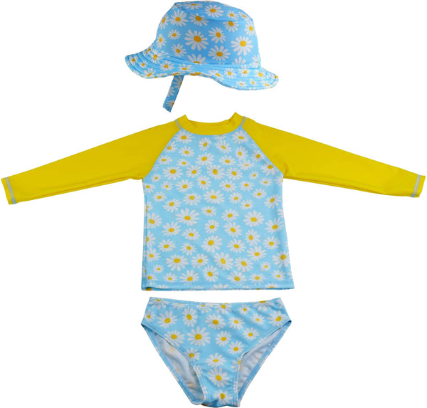 funky junque Funky Junque 3 Piece UPF 50+ Matching Long Sleeved Rash Shirt