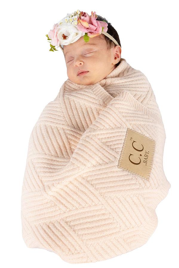 funky junque Baby Throw Blanket