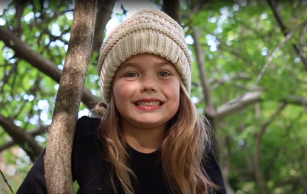 Funky Junque Big Kids Solid Ribbed Beanie Hat