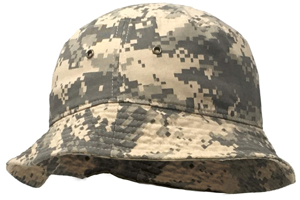 Funky Junque Camo Bucket Hat By Funky Junque