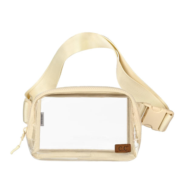 funky junque Clear Belt Bag by Funky Junque