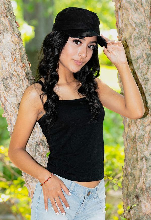 Funky Junque Distressed Cadet Hat By Funky Junque